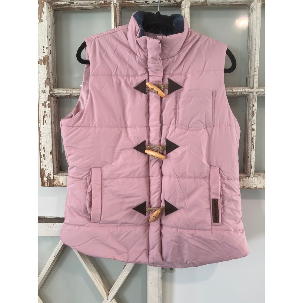 Legendary WhiteTails size large pink puffer vest